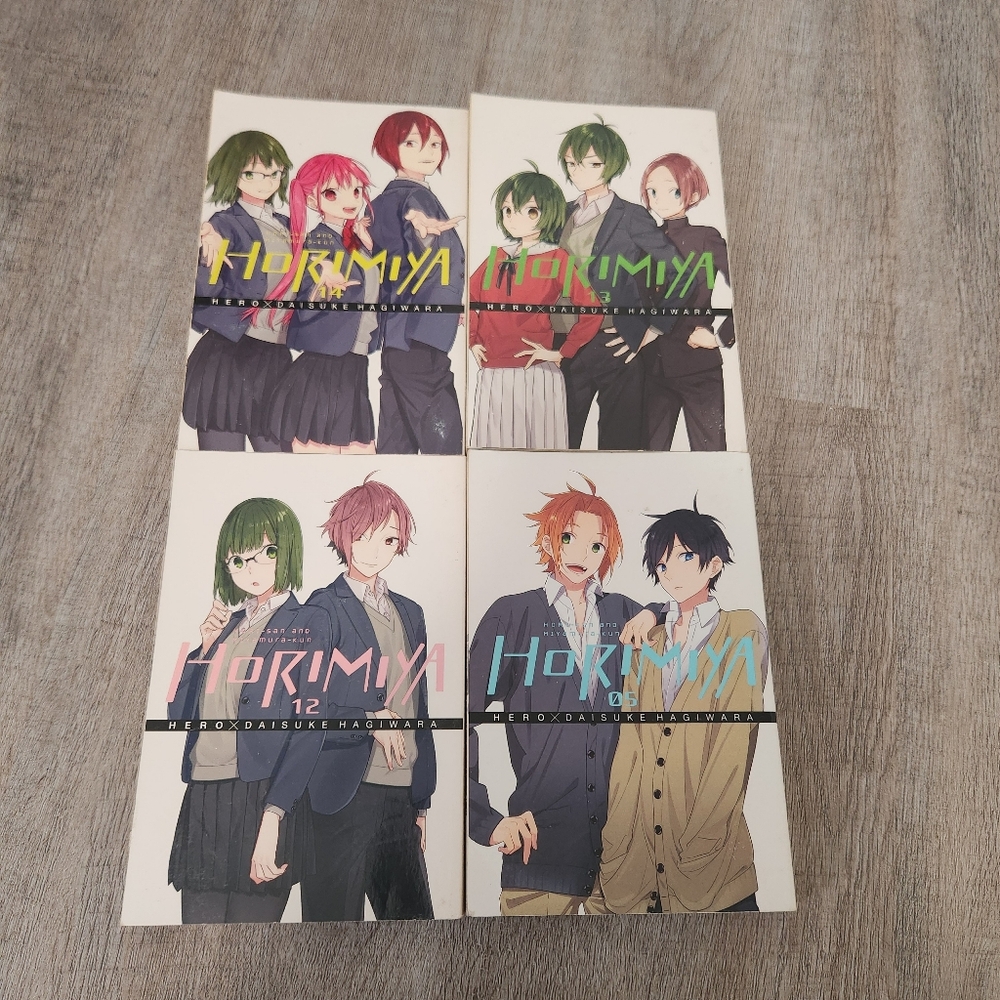 Horimiya Manga Volumes 5, 12-14